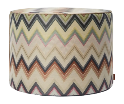 Poef Missoni Agadir Brown Multicolor