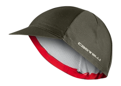 Pet Castelli Unisex Rosso Corsa 2 Cap Deep Green