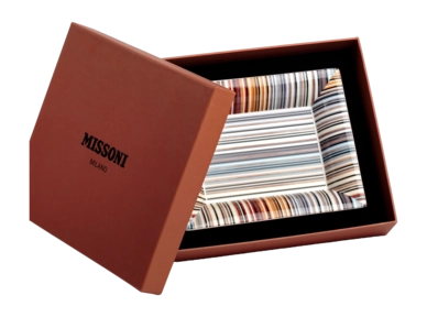 Serveerbord Missoni Luxury Gift Box Stripes Jenkins 148 Rectangular Tidy Tray Large