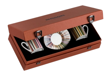 Tasse & Soucoupe Missoni Luxury Gift Box Stripes Jenkins 156 120 ml (Ensemble de 2)
