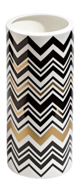 Vaas Missoni Luxury Gift Box Zig Zag Gold 36 cm