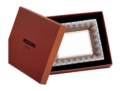 Serveerbord Missoni Luxury Gift Box Zig Zag Jarris 148 Rectangular Tidy Tray Large