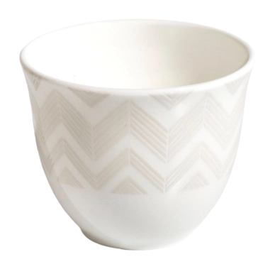 Mok Missoni Luxury Gift Box Zig Zag White Arabic Cup (Set van 6)