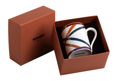 Tazza con manico Missoni Nastri 370 ml in Luxury Box, Multicolore