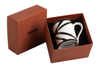 Mok Missoni Luxury Gift Box Nastri Black 370 ml