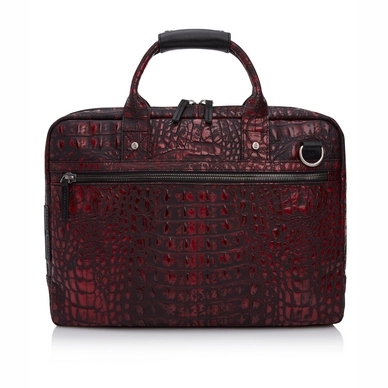 Laptoptas Castelijn & Beerens Caimano Rood 15,6"