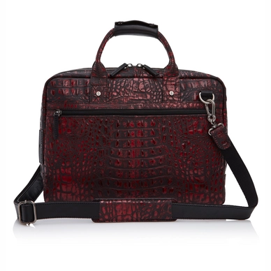 Laptoptas Castelijn & Beerens Caimano Rood 15,6"