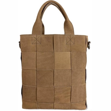 Crossbody Shabbies Amsterdam Woven Nubuck Leather Brown Medium