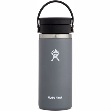Thermosfles Hydro Flask Wide Mouth Flex Sip Lid Stone 473 ml