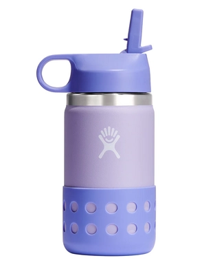 Bouteille Isotherme Hydro Flask Enfant Wide Mouth Straw Lid Wisteria 355 ml