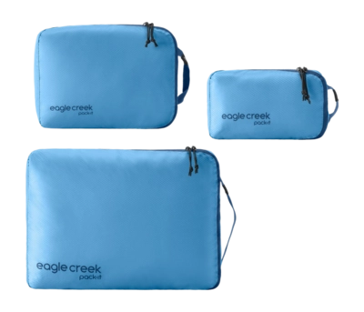 Packwürfel Eagle Creek Pack-It Isolate Cube Set XS/S/M Unisex Blue Dawn
