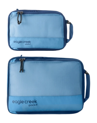 Organisateur de Bagage Eagle Creek Pack-It Reveal Compression Cube Set S/M Blue Dawn
