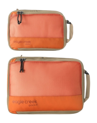 Organiser Eagle Creek Pack-It Reveal Compression Cube Set S/M Mandarin