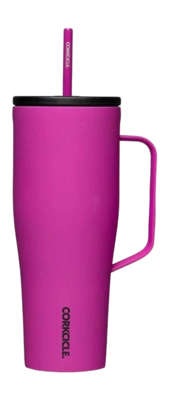 Thermosbeker Corkcicle Cold Cup XL met Rietje Fuchsia 890 ml