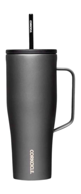 Thermal Mug Corkcicle Cold Cup XL with Straw Glossy Gray 890 ml