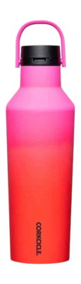 Thermal Flask Corkcicle Sport Canteen Pink Ombre 946 ml