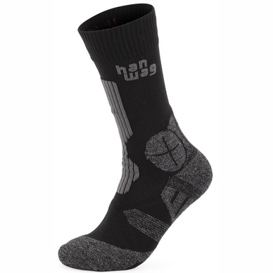 Wandelsok Hanwag Unisex Hanwag Trek Socke Asphalt Black