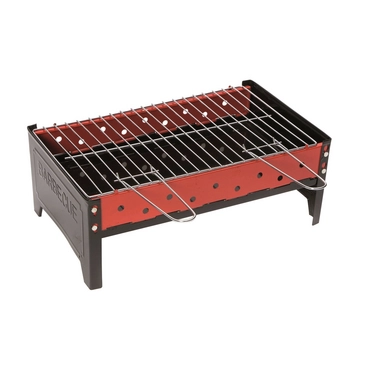 Barbecue Bo-Camp Compact Houtskool Zwart Rood