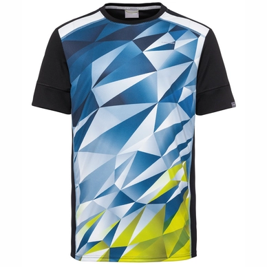Tennis Shirt HEAD Men Medley Soft Blue Yellow