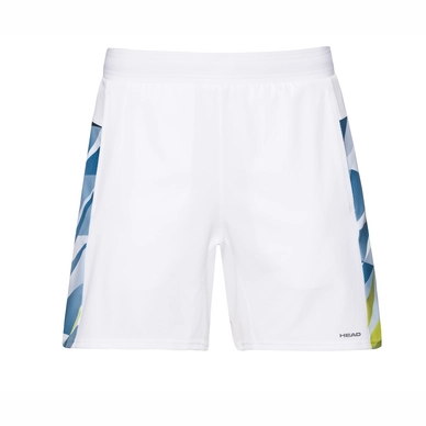 Tennishose HEAD Shorts Medley White Soft Blue Herren