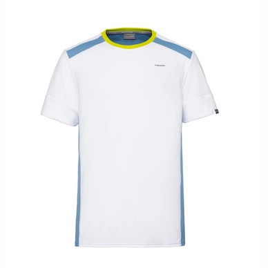 Tennis Shirt HEAD Men Uni White Soft Blue
