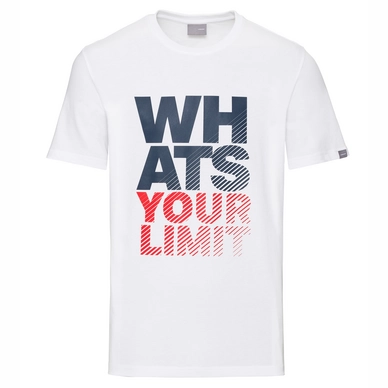 Tennis Shirt HEAD Men Wyl White