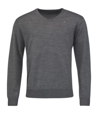 Tennis Jumper HEAD Men Pullover Grey Melange