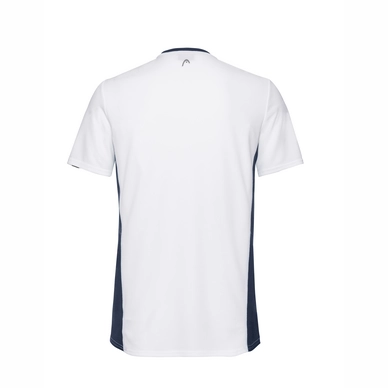 Tennisshirt HEAD Men Club Tech White Dark Blue