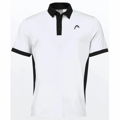 Polo HEAD Slice White Black Herren