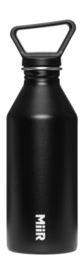 Reisfles MiiR Narrow Mouth Single Wall Black 591ml