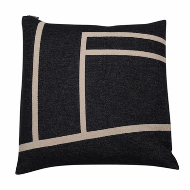 Sierkussenhoes David Fussenegger Nova Lines Two Tone Black ( 60 x 60 cm )