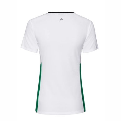 Tennisshirt HEAD Women Club Tech White Green