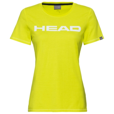Tennisshirt HEAD Women Lucy Yellow White