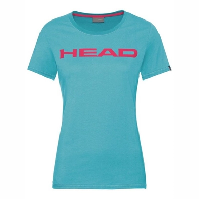Tennisshirt HEAD Club Lucy Aqua Magenta Damen