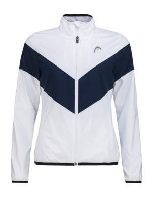 Tennis Jacket HEAD Women Club 22 White Deep Blue