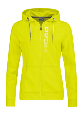 Pull de Tennis HEAD Women Club Greta F/Z Yellow