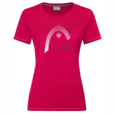 T-shirt de Tennis HEAD Women Club Lara Magenta