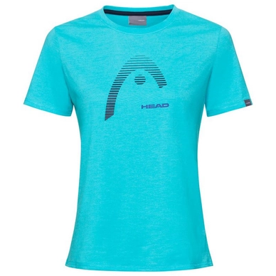 T-shirt de Tennis HEAD Women Club Lara Aqua