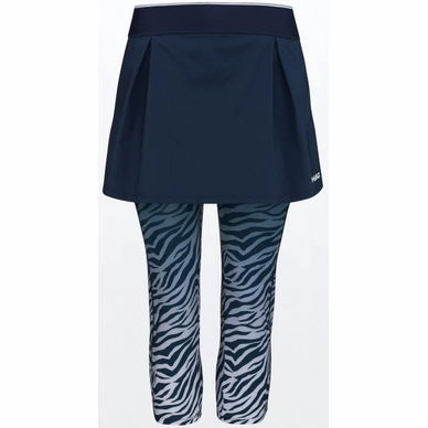Tennisrock HEAD Dynamic 3/4 Dark Blue Print Damen
