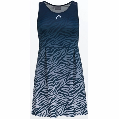 Tenniskleid HEAD Spirit Dark Blue Print Damen