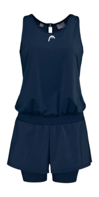 Tenniskleid HEAD Match III Romper Dark Blue Damen