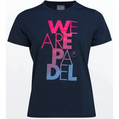 Tennis T-Shirt HEAD Women Wap Bold Dark Blue