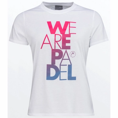Tennis T-Shirt HEAD Women Wap Bold White