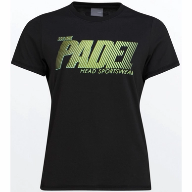 Padel-Shirt HEAD SPW Black Damen