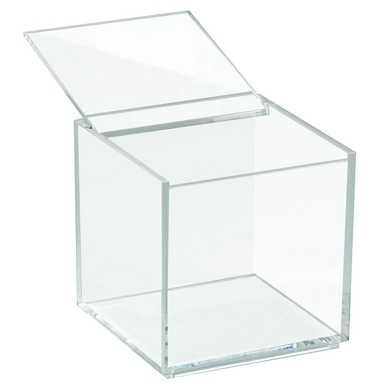 Opbergbox iDesign Clarity Transparant (10,4 x 10,2 x 10,2 cm)