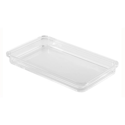 Tray iDesign Clarity for Guest Towels Transparent (24.6 x 14.5 x 2.5 cm)