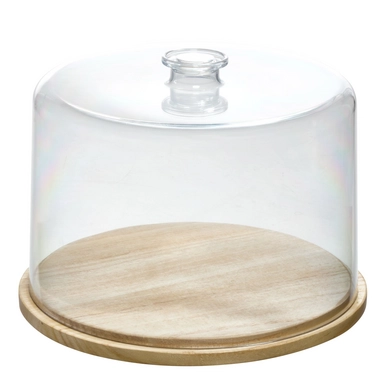 Serveerplateau iDesign Ro Pansino met Stolp Transparant (27,4 x 19,8 cm)