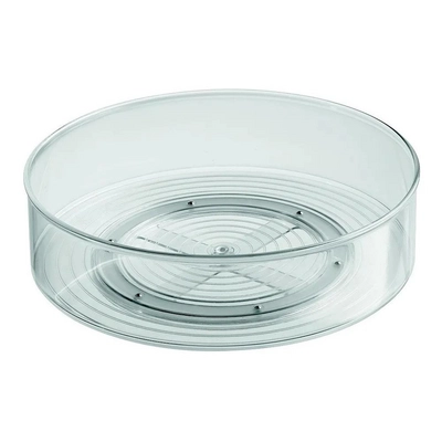 Draaitafel iDesign Fridge Binz Transparant (29,2 x 8,6 cm)