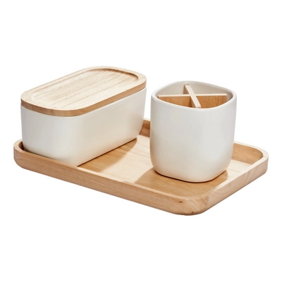 Organisateur de Bureau iDesign Eco Office White (29,1 x 20,9 x 11,5 cm)