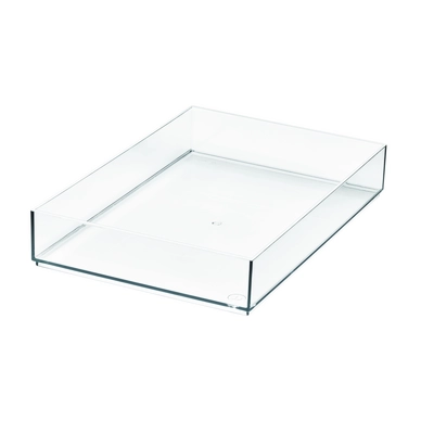 Opbergbox iDesign Sarah Tanno Transparant (20 x 25 x 5 cm)
